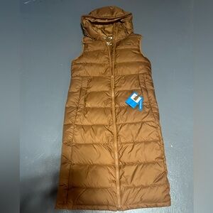 NWT Columbia Long puffer vest